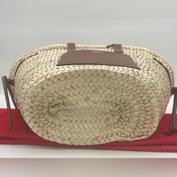 NEW ISABEL MARANT SUMMER STRAW BASKET BEACH TOTE BAG NWT - Picture 12 of 14